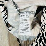 Motel  Zebra Pelmet Skirt with slit size Small Photo 8