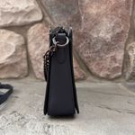 Coach Signature Chain Crossbody Bag COLOR: Navy / Pewter Photo 4