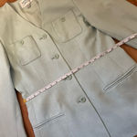 Amanda Smith  Skirt Suit 8 Mint Green Lined Straight Knee Length Photo 11