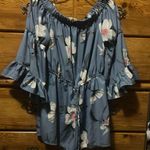 Blue Blush Romper Blush Blue Photo 0