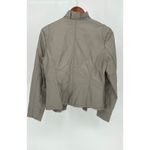 Baccini  Gray Women's‎ Faux Leather Jacket - Size Medium Photo 3