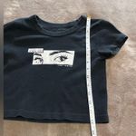 Brandy Melville  Crop Top Graphic Tee Women’s One Size T-Shirt EUC Photo 5