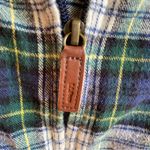 LL Bean Relaxed Fit Cotton Flannel Hooded Full Zip Shirt Jacket Shacket Blue Size undefined Photo 4