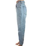 Abercrombie & Fitch The Dad High Rise Blue Denim Light Wash Straight Leg Jeans 2 Photo 1
