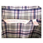 Victoria's Secret  Pink & Gray Plaid Night Shirt Nightgown Pajamas ~ Women's MED. Photo 2