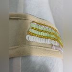 Sundance  NWT white, gold, green, sequins and beaded Gatsby sleeveless top M Photo 4