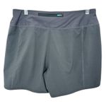 Title Nine Nimblene Womens Gray Athletic Running Shorts Size M Zip Pocket Photo 0
