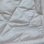 L.L.Bean  Women's Cream Quilted Vest Photo 3
