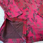 Slinky Brand  long sleeve top red black gray medium Photo 2