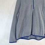 L.L. Bean 1/4 Zip Pullover Fleece Gray Outdoor Hiking Light Jacket Size XL Photo 3