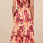 Lulus Strapless Floral Dress Photo 2