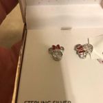 Disney Women’s  Minnie Mouse stud silver earrings Photo 1