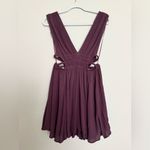 Lovely Day Plum Purple Cutout Smocked Waist Mini Dress Photo 7