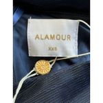 Alamour The Label‎ Claudia Dress Navy Blue Side Slit Size XXS / US 0 Photo 7