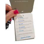 Dolfin One Piece Swimsuit Black White Women's Size 8 NWT Halter Photo 7