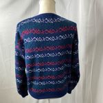 York Fair by Seiferts cardigan sweater medium Blue Photo 9