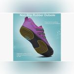 NEW Barefoot Water Shoes Wide Toe Box Lightweight Quick Dry Aqua Socks 7W/6M Purple Size 7 Photo 6