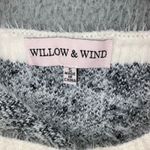 Willow & Wind Sweater Tank Top Women Small Houndstooth Knit Sleeveless White Photo 5