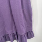 EVY’S TREE Dress Medium Mikela Grape Drop Waist Ruffle Casual Stretchy Pockets Photo 8