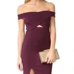 Bec & Bridge Revolve Banditti Crossover Mini Dress in Claret Maroon Size US 4 S Photo 0