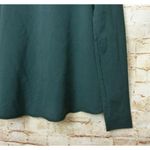 NSF Mock Turtleneck Long Sleeve Fleece Sweater Pullover High Low Green Womens S Photo 8