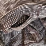 Athleta Women’s Dark Gray Striped Capri Running Yoga Fitness Exercise Leggings M Photo 5