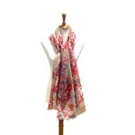 Boutique Floral Blanket Scarf Beige One Size Photo 1