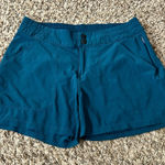 Smartwool  Women's Blue Aqua Teal Color Athletic Shorts Sz S Photo 0