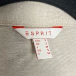 Esprit  Linen Botton Front Utility Midi Dress Lightweight Khaki Women’s Size S Photo 2