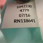 Lane Bryant  Aqua Pleated Fitted Button-Up Blouse Folded Cuffs Size 20 NWT Photo 11