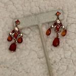 ‎Dangling Costume Jewelry. Gold/Burnt Red Gold Photo 4