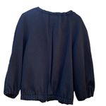 Vera Wang Simply  women's medium black coat, pit to pit 25", length 25" Photo 4