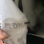 SheIn Dalmatian print white & black swimsuit set bathing suit bikini size medium Photo 5