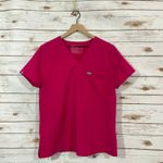 FIGS Catarina One-Pocket Scrub Top™ - Pink - Large Photo 11