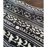 Vintage Halloween Cat Skull Witch Moon Pumpkin Black White Wrap Around Skirt Size undefined Photo 5