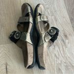 Taos OASIS Metallic Leather Strappy Slip On Slides Sandals Womens Sz 8 / 38 Eu Photo 7