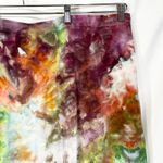 Studio 1940 Plus Size 14/16 Skirt Handmade Tie Dye Eyelet Hem Green Orange 1339 Photo 11