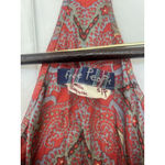 Free People VTG Y2K Red Paisley Beaded Halter Top Small Boho Festival Hippie Photo 3