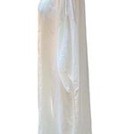 Vintage Val Mode Nightgown And Robe Set Bridal White Floral Polyester Large Photo 6