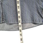 Baukjen Shirt Dress 6 Blue White Stripe Button Tie Belt Modern Nautical Preppy Photo 10