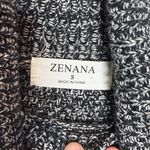 Zenana Outfitters Marled Balloon Sleeve Turtleneck Sweater Gray Size Small Photo 1