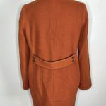 Burnt Orange Pea Coat Size M Photo 2