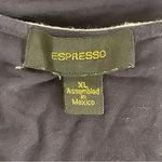 Expresso Sleeveless Navy Blue Tie Front Striped Dress/ Very Soft Size XL Photo 3