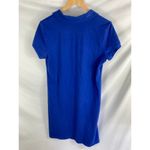 Lands' End  Women's Short Sleeve Blue Polo Dress Size Medium 10/12 Photo 2