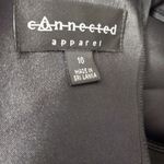 Connected Apparel black beaded sleevelwss sheath dress size 16 Photo 4
