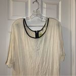 Heart & Hips NWT  Ivory/Cream Short Sleeve Blouse L Photo 8