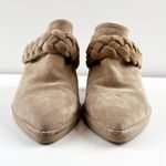 Dolce Vita Serla Pointed Toe Braided Slip On Mule Block Heel Brown Tan 7.5 Size undefined Photo 4