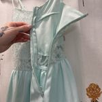 Forever 21 Pastel Teal Lace Skater Dress Photo 2