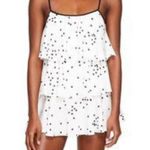 Kate Spade  Ruffled Tiered Charmeuse Chemise Photo 0