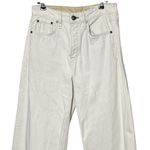 Rag and Bone  Maya High-Rise Ankle Wide Leg Jeans Ecru Size 27 Organic Cotton Photo 2